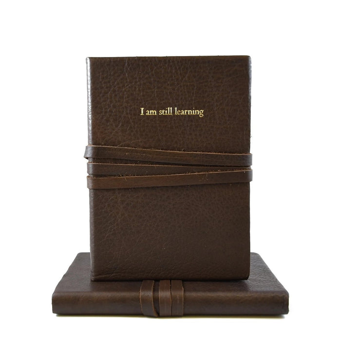 I Am Still Learning Leather Journal - The New York Public Library Shop