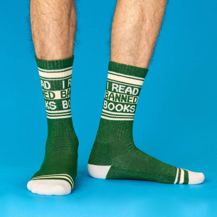 I Read Banned Books Gym Socks - The New York Public Library Shop