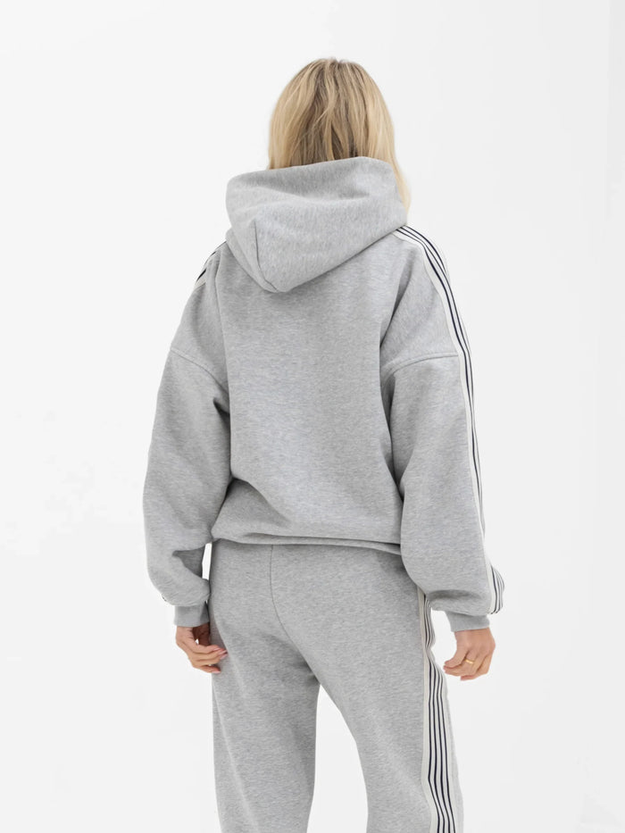 Immani Oversized Hoodie - Marl Grey