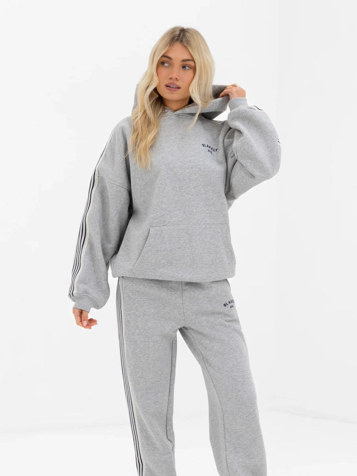 Immani Oversized Hoodie - Marl Grey