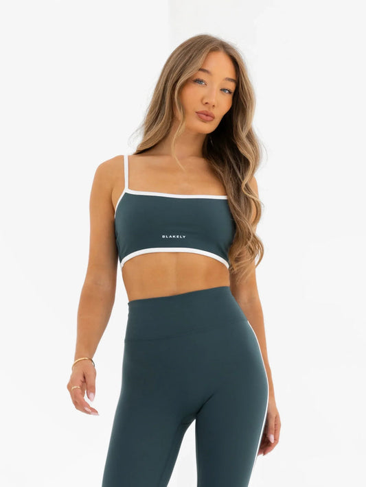 Ines Active Bra - Teal Green