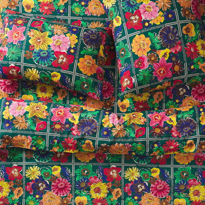 Ines Cotton Euro Pillowcase Set - Verdant