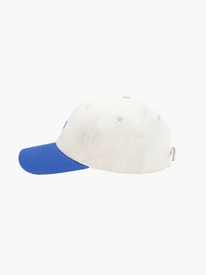 Initial Trucker Cap - Natural & Blue