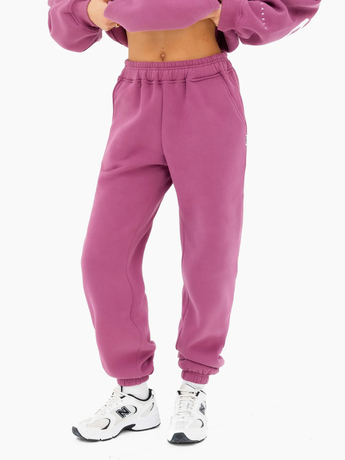Isabel Cuffed Sweatpants - Mulberry