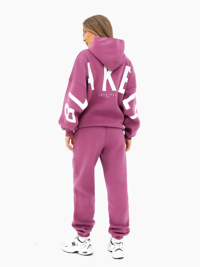 Isabel Cuffed Sweatpants - Mulberry