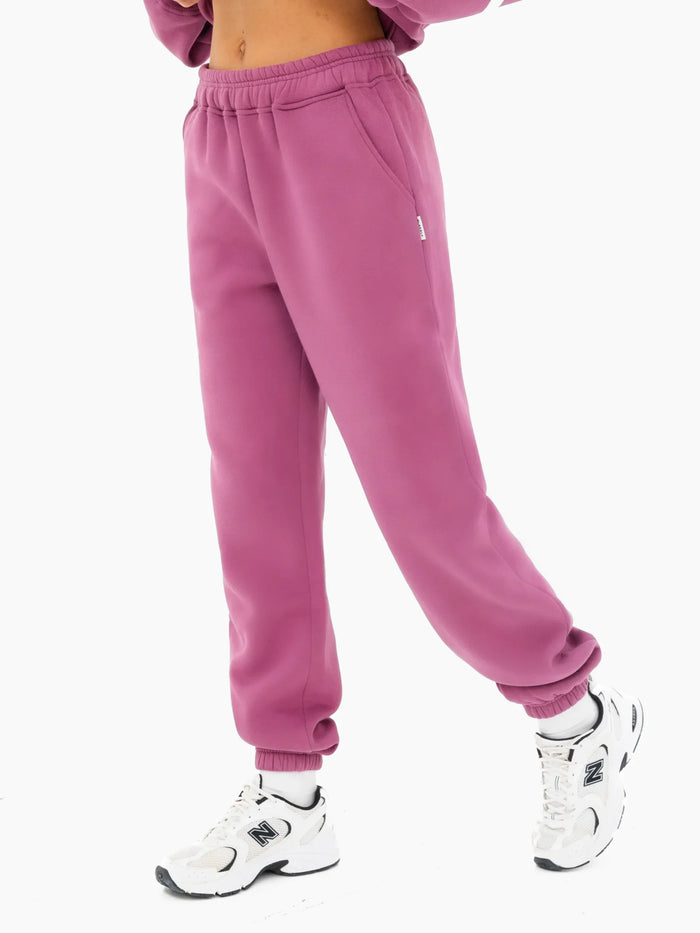 Isabel Cuffed Sweatpants - Mulberry
