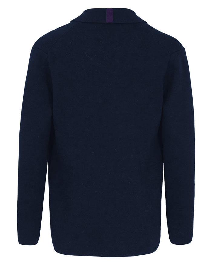 JACOB SWEATER JACKET - NAVY