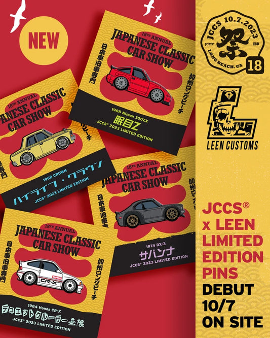 JCCS® 2023 x Leen Customs Exclusive Pins TOYOTA Crown