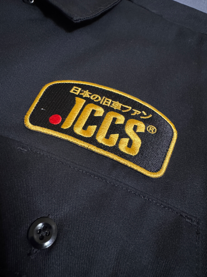 JCCS® 20th Anniversary NEW Work Shirts> "Japanese Kyusha Fan" Dickies® Mens Work Shirts