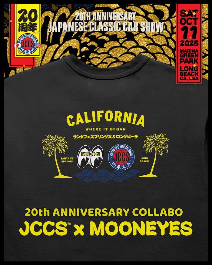 JCCS® x MOONEYES® 20th Anniversary Special Collaboration Tee LIMITED