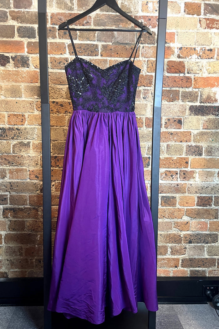 Jean-Louis Scherrer Paris Purple Couture Gown image 1