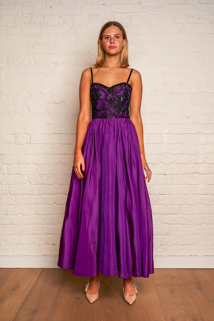 Jean-Louis Scherrer Paris Purple Couture Gown image 3