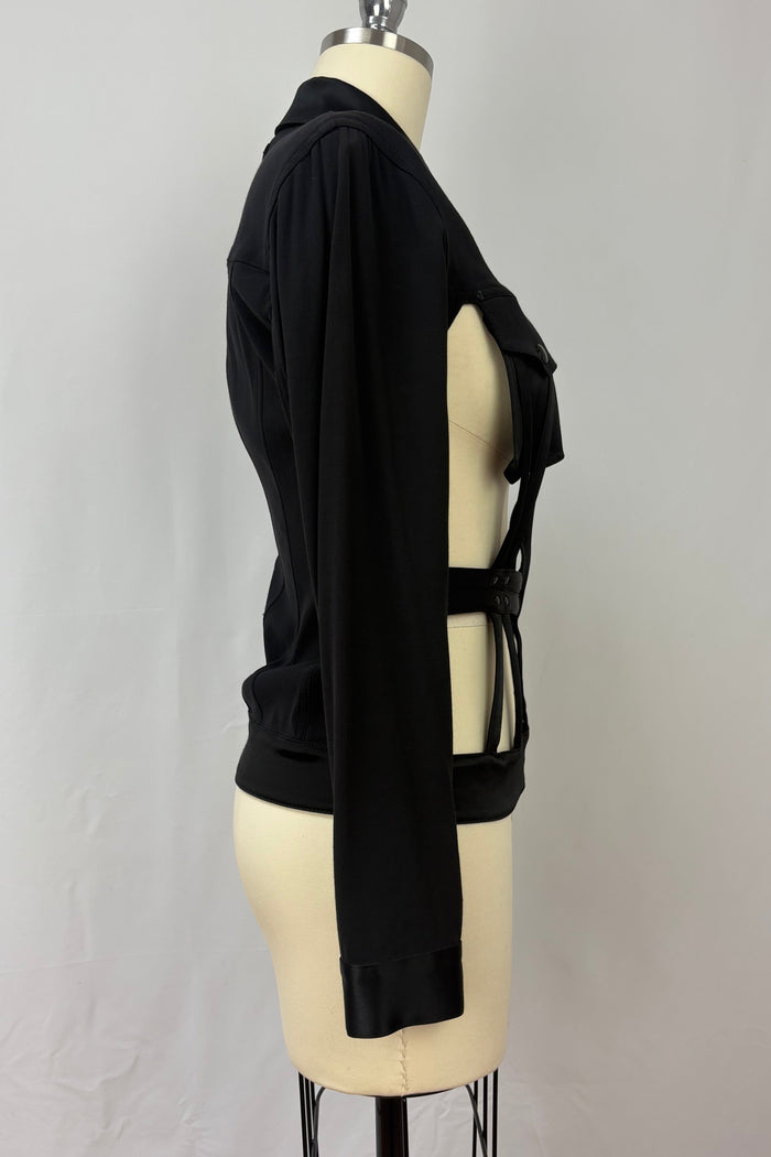 Jean Paul Gaultier 1989 Cut Out Cage Shirt