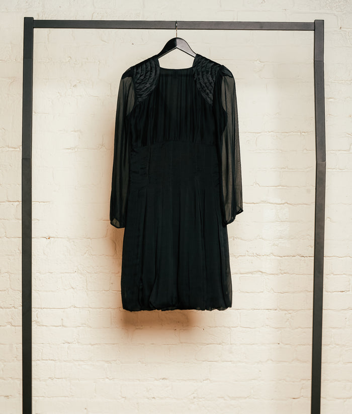Jean Paul Gautier Black Silk and Beaded Dress image 2