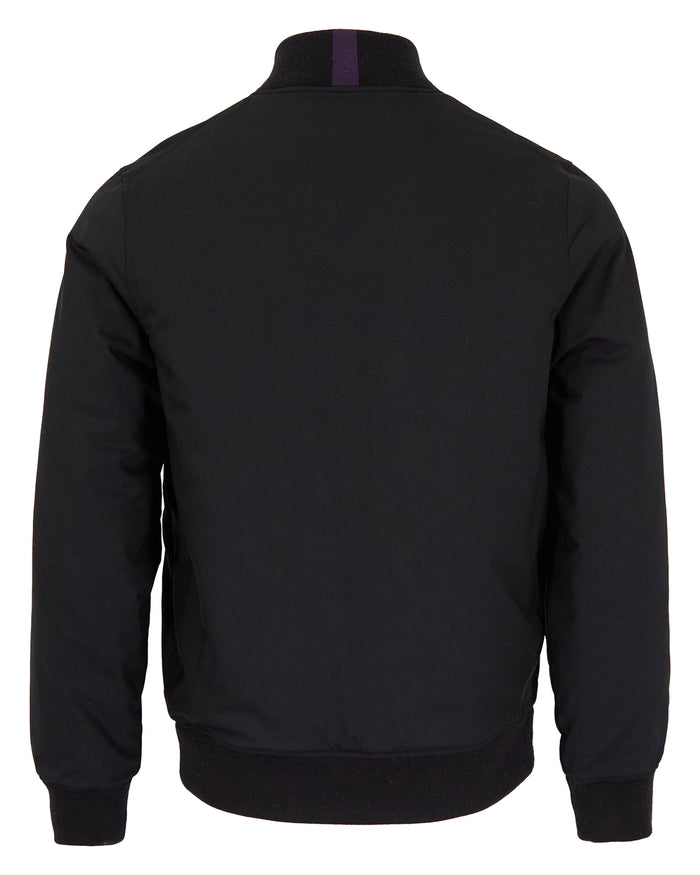 JENKIN REVERSIBLE BLOUSON JACKET - BLACK
