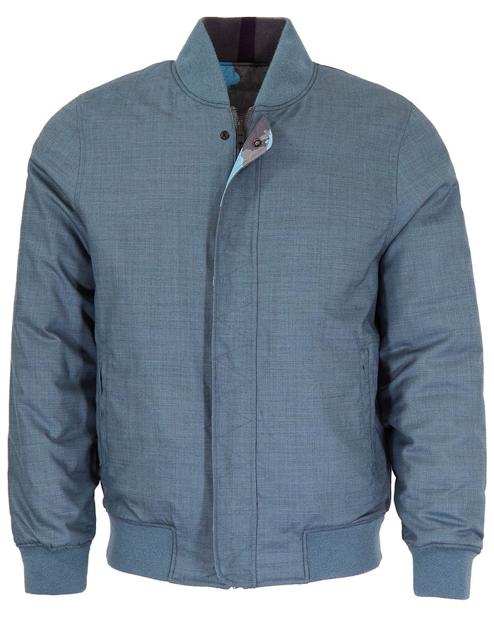 JENKIN REVERSIBLE BLOUSON JACKET - SLATE