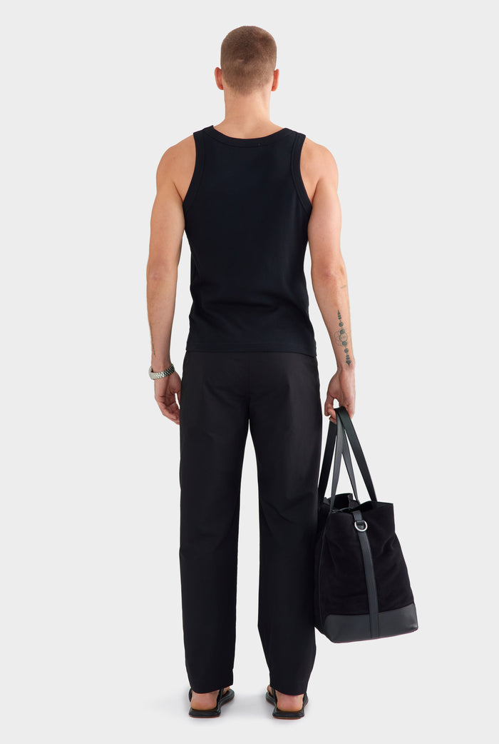 Jersey Rib Tank - Black