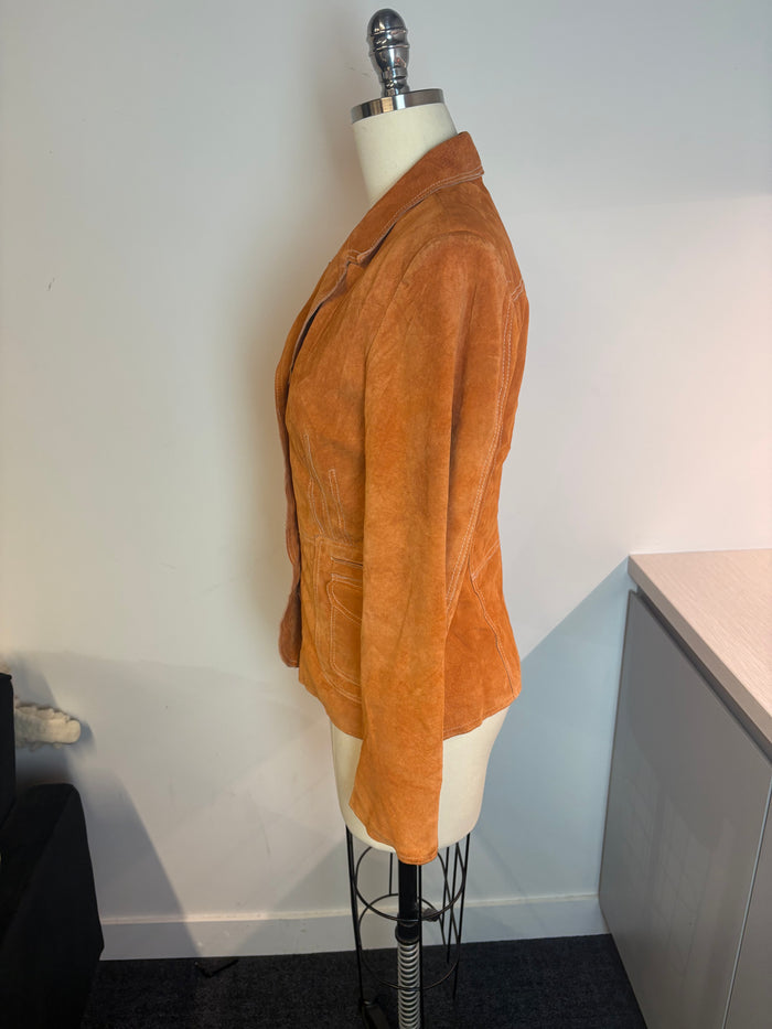 Julia S. Roma Tan Suede Jacket