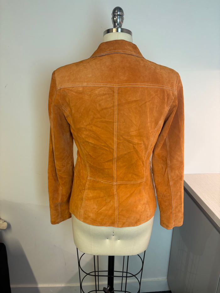 Julia S. Roma Tan Suede Jacket