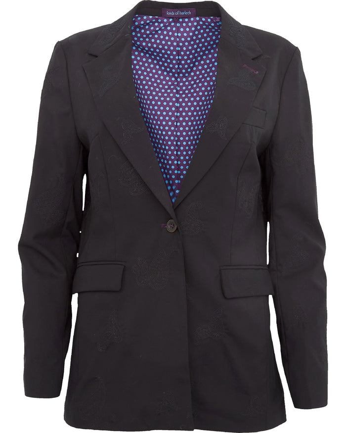 JULIA TAILORED JACKET - BLACK