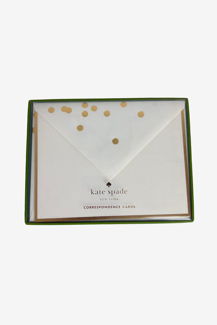 Kate Spade Boxed Correspondence Cards with matching envelopes