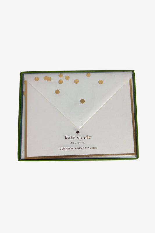 Kate Spade Boxed Correspondence Cards with matching envelopes