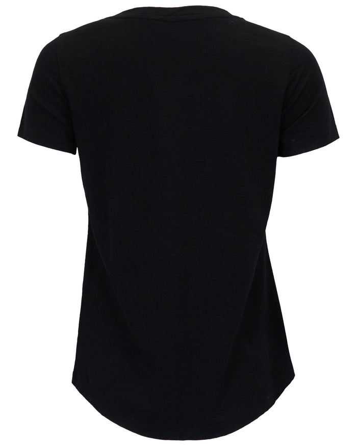 KATHERINE BLACK WOMENS CAP SLEEVE TOP