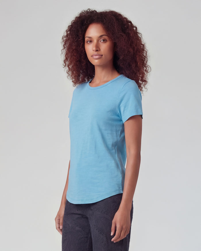 KATHERINE TEAL WOMENS CAP SLEEVE TOP