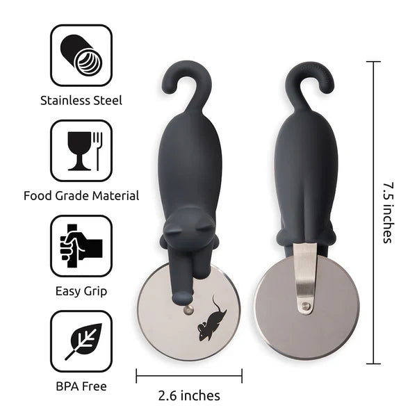 Kitty-Cut Pizza Cutter - The New York Public Library Shop