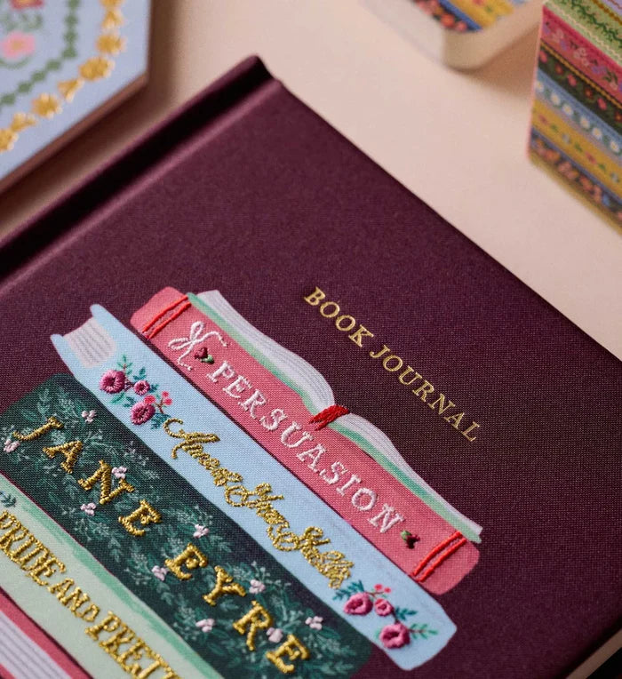 Ladies Night Book Club Embroidered Book Journal - The New York Public Library Shop