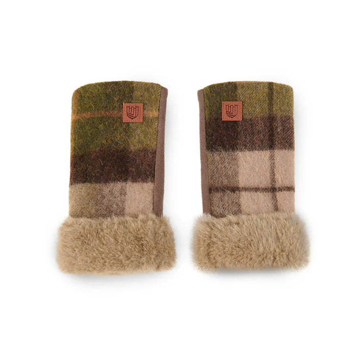 Lambswool Mitten - Chestnut Tartan