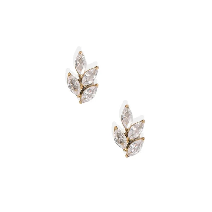 Laurel Gold | Screwback Stud Earrings