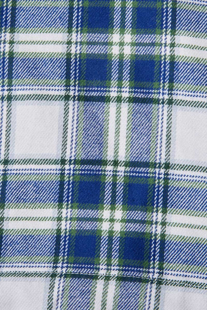 Lee Valley Flannel Fleece Lined Shirt - Douglas Blue Tartan