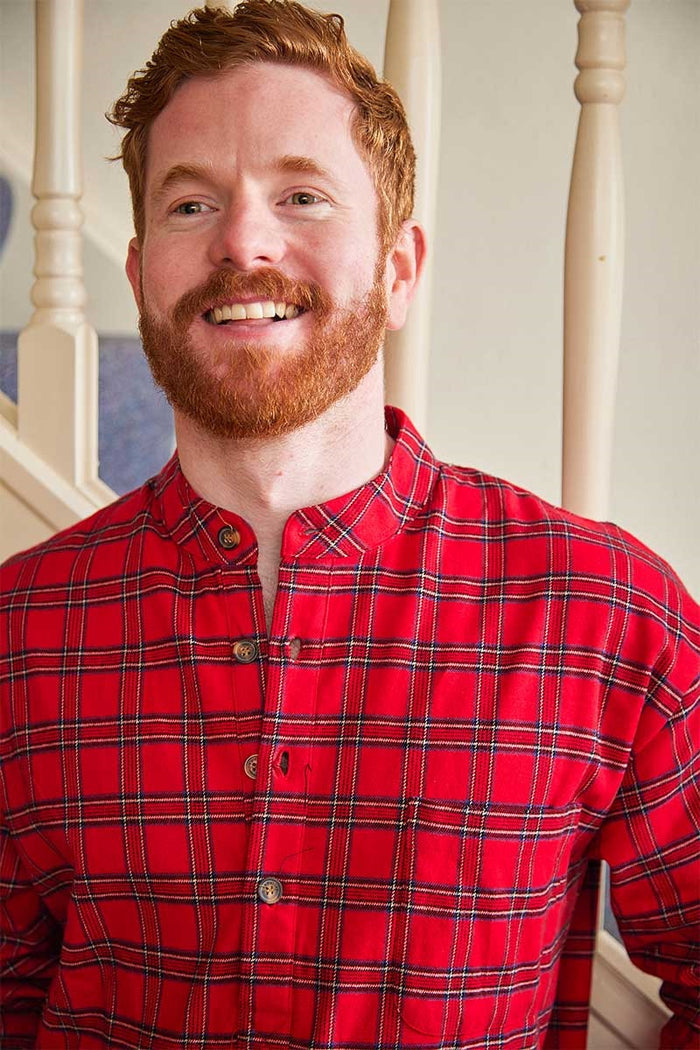Lee Valley Flannel Nightshirt - Red Tartan
