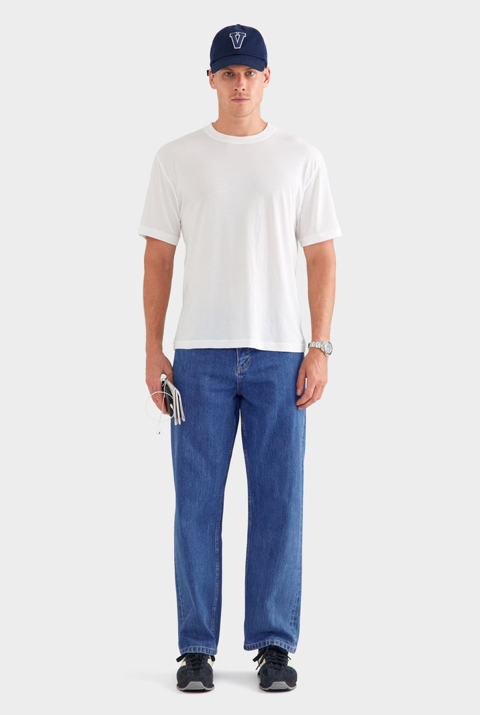Lightweight Standard Cotton T Shirt - White