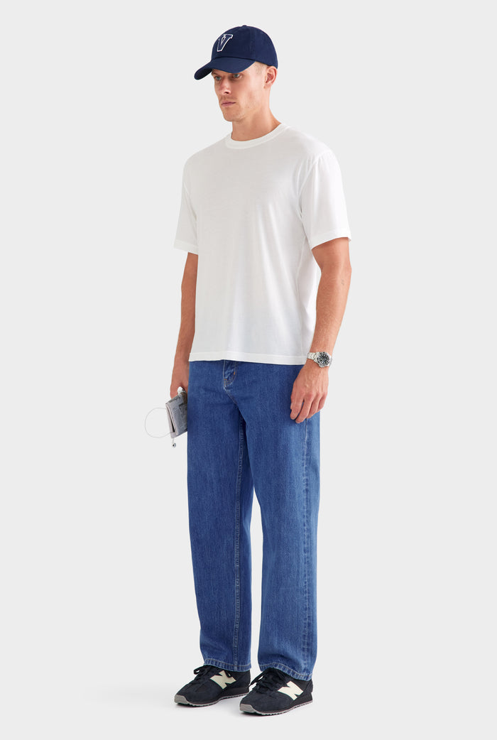 Lightweight Standard Cotton T Shirt - White
