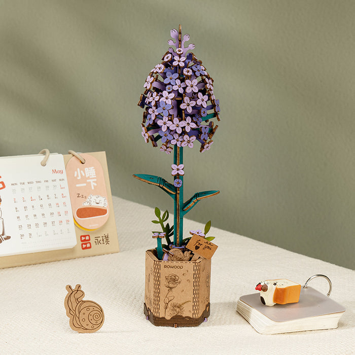 Lilac DIY Wooden Bloom Craft - The New York Public Library Shop