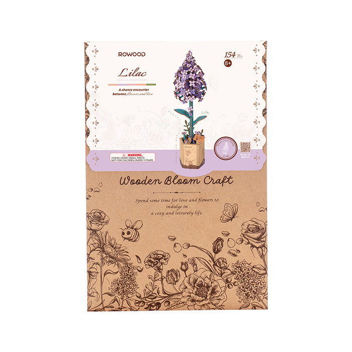Lilac DIY Wooden Bloom Craft - The New York Public Library Shop