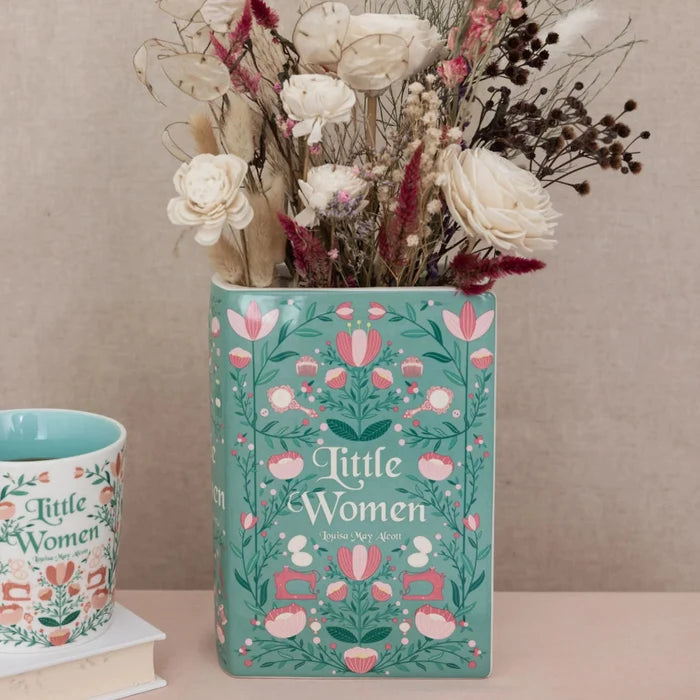 Little Women Book Vase