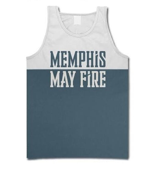 memphis may ire Logo - Two Tone Tank Top front