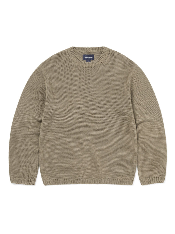 Loose Gauge Knit Crew