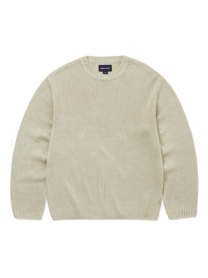 Loose Gauge Knit Crew