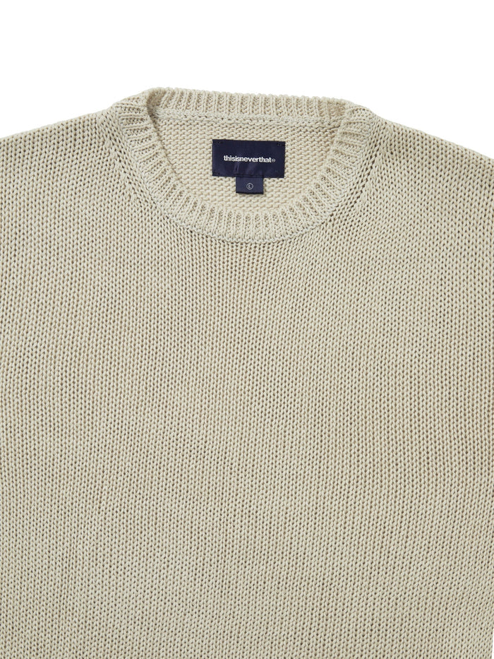 Loose Gauge Knit Crew