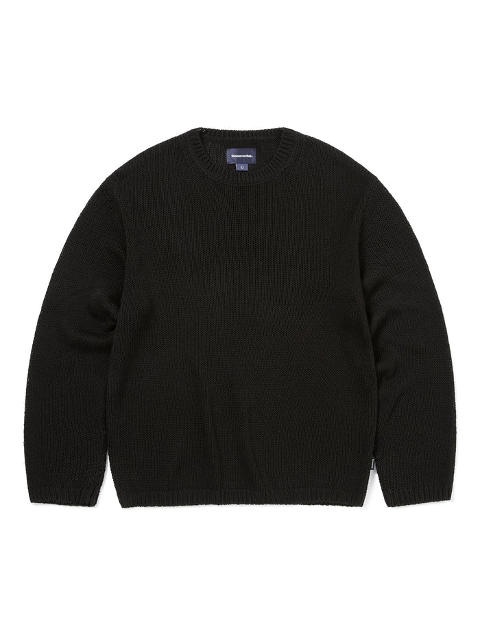 Loose Gauge Knit Crew