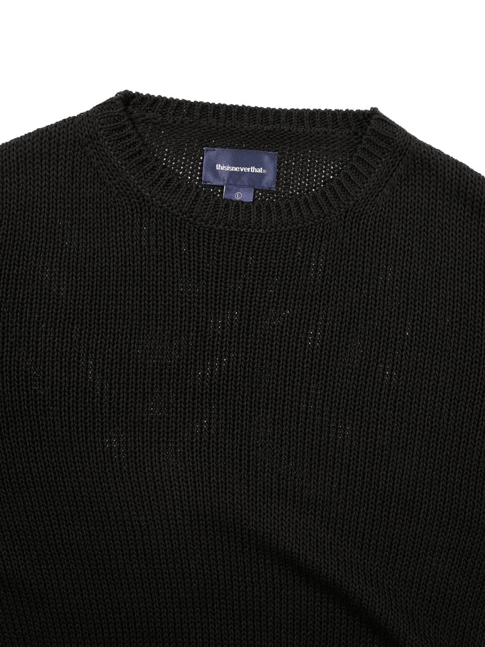 Loose Gauge Knit Crew