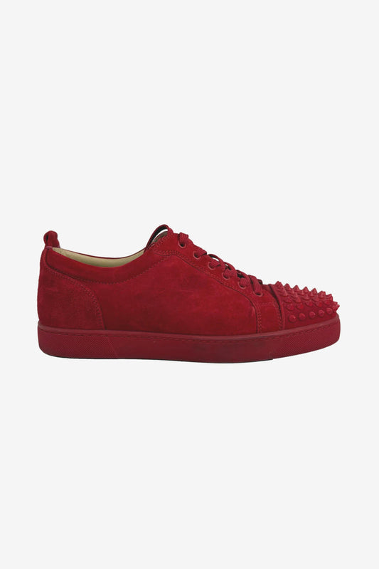 Louboutin red spike sneaker