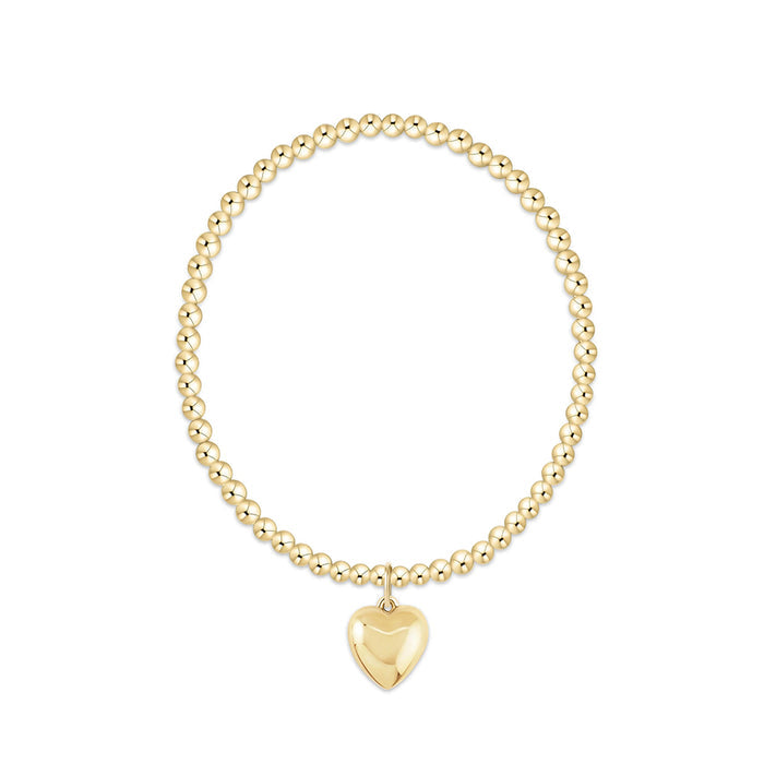 Love Plush Gold Charm Bracelet