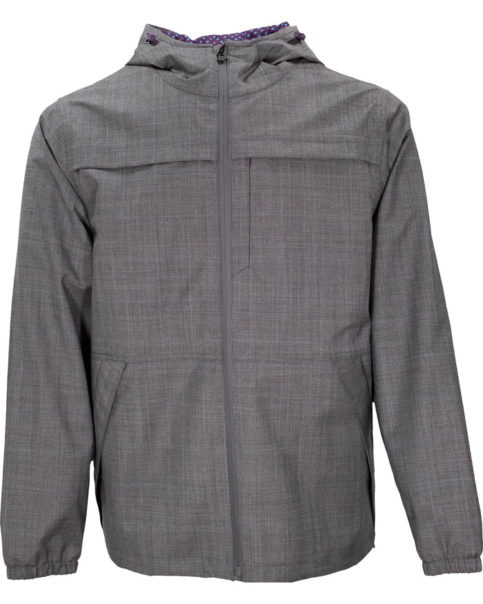 LUCA GREY WOOL WATERPROOF JACKET