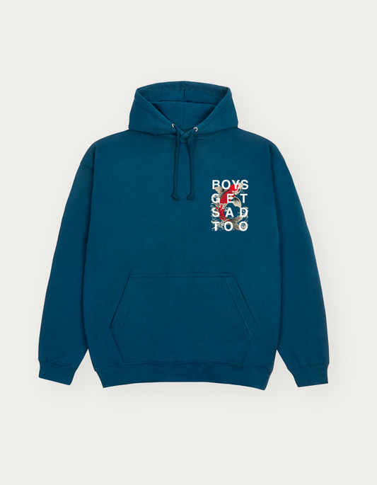 LUCKY KOI HOODY NAVY