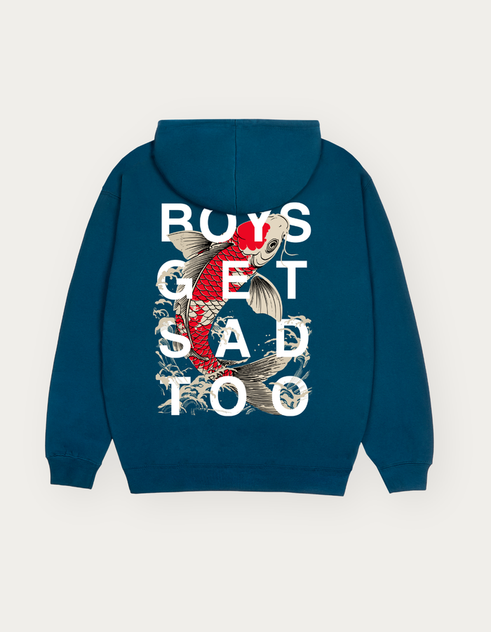 LUCKY KOI HOODY NAVY